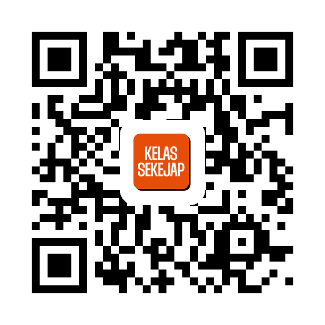 QR code linking to kelassekejap.com/app